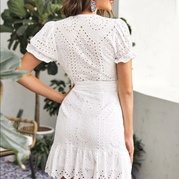 Wrap Ruffle Dress - Picture 2 of 8